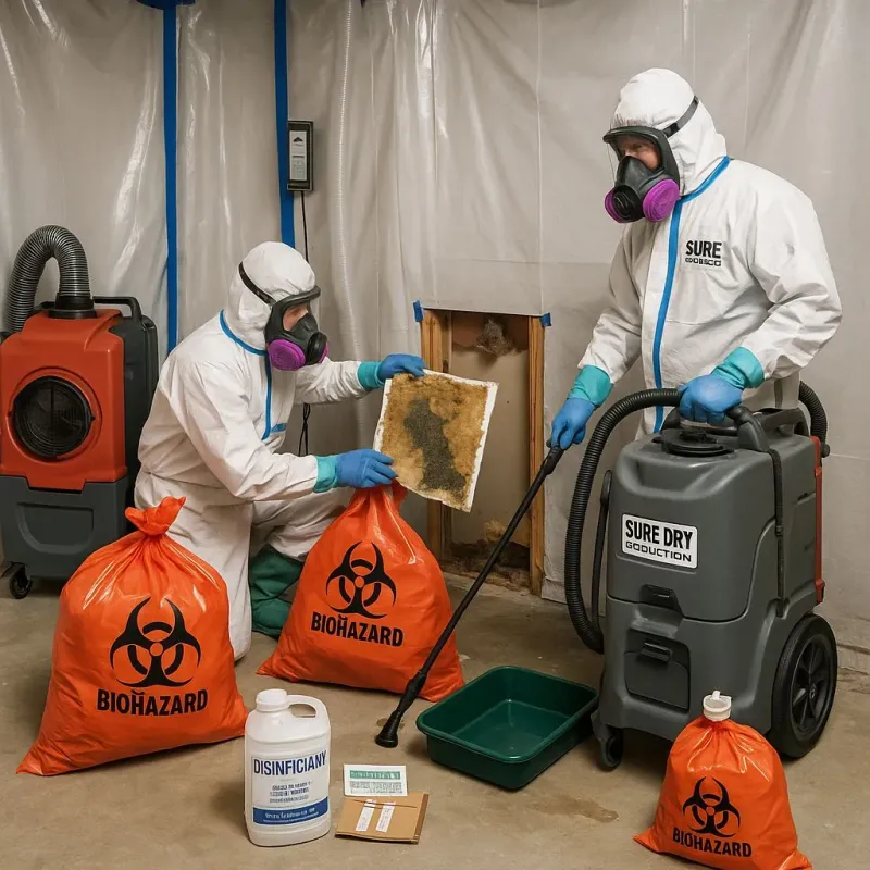 Contaminated Water Handling Protocols process in Center Line, MI